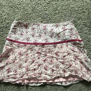 Floral limited too mini skirt, y2k aesthetic